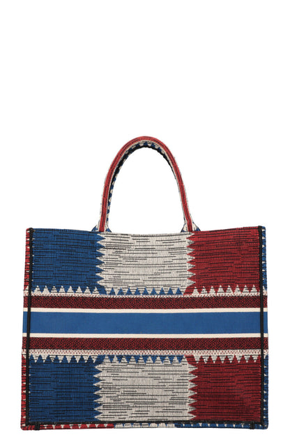Christian Dior Book Tote Medium Tricolor