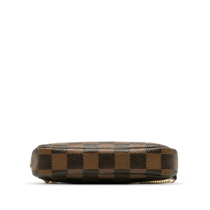 Brown Louis Vuitton Damier Ebene Trunks and Bags Mini Pochette Accessoires Baguette
