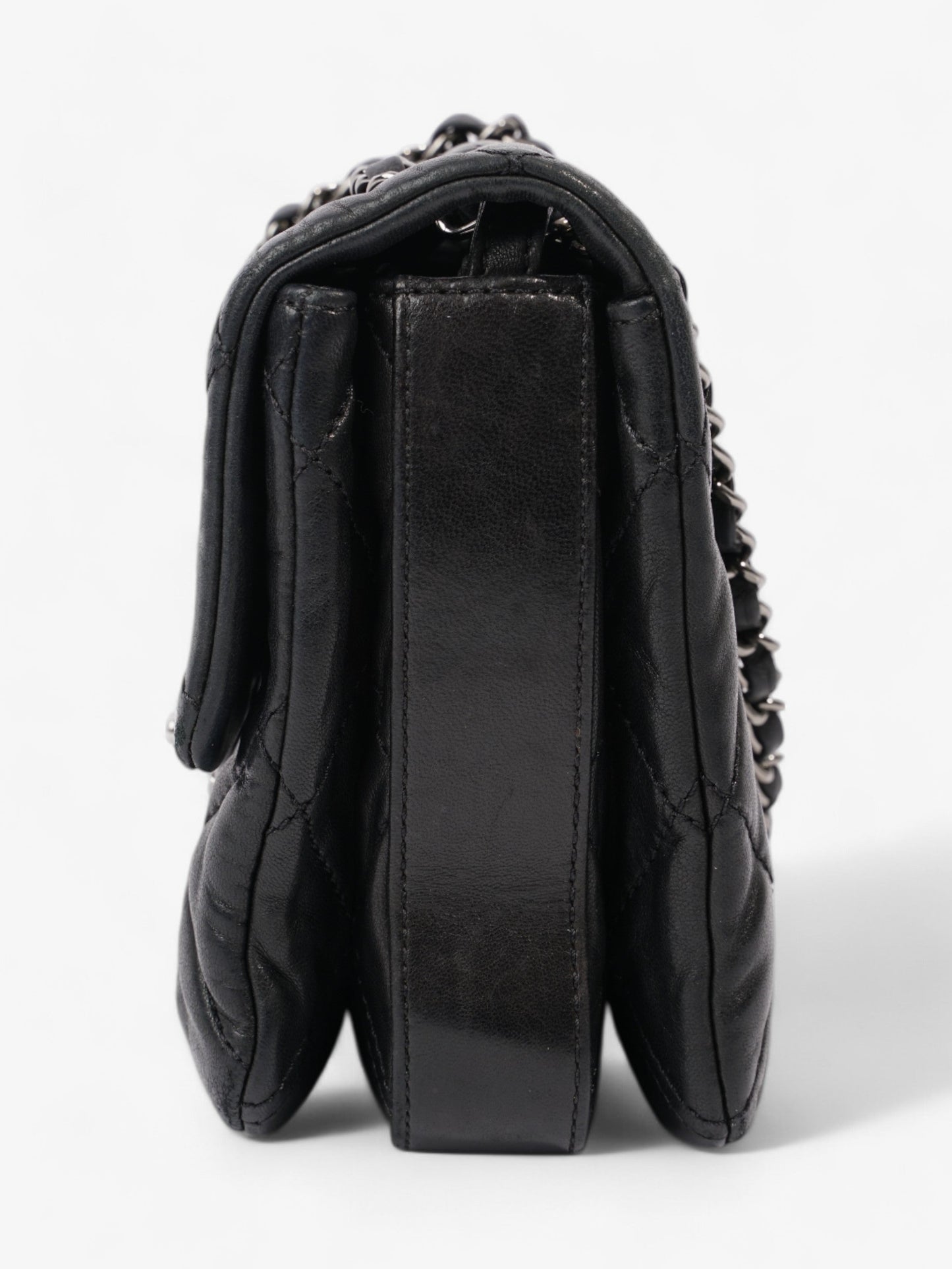 Chanel Lambskin Black Shoulder Bag Style 19