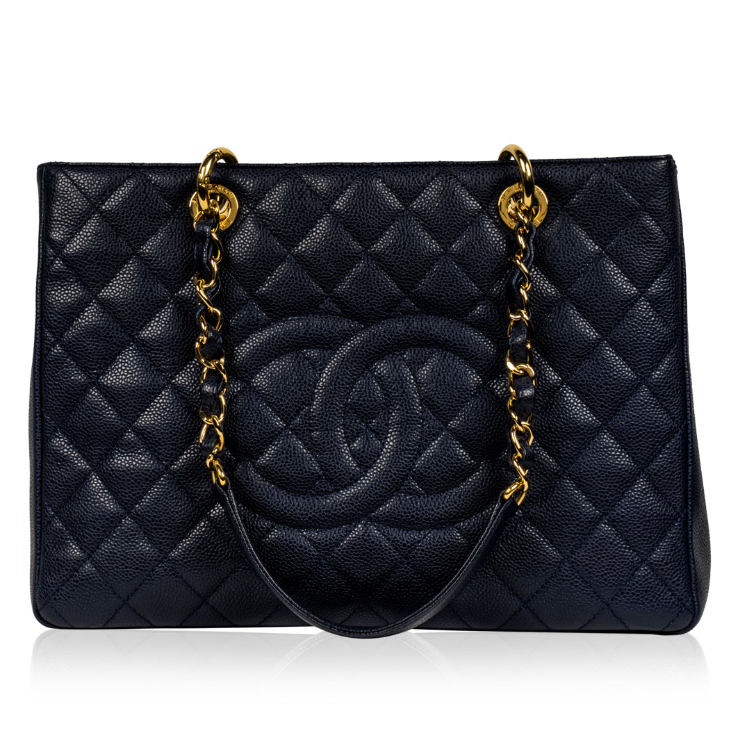 Chanel Timeless Caviar Gold Tote Bag Style 3