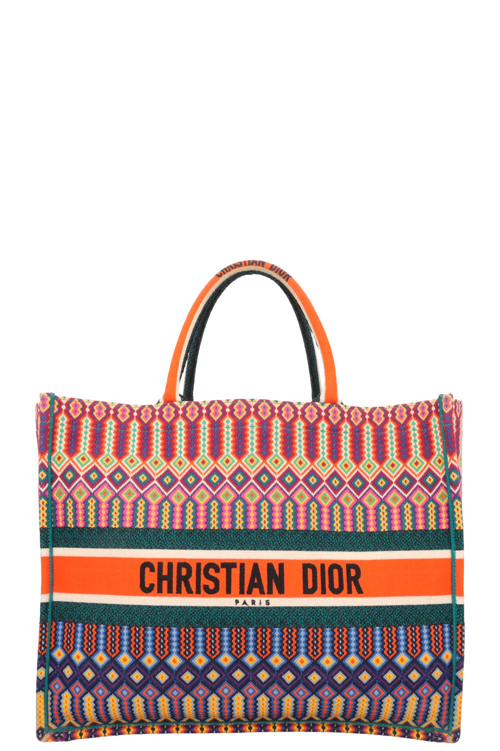 Christian Dior Large Book Tote Multicolor