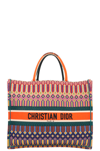 Christian Dior Large Book Tote Multicolor