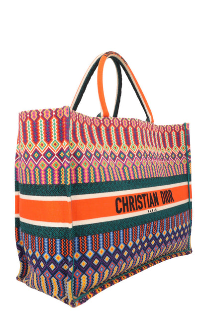 Christian Dior Large Book Tote Multicolor