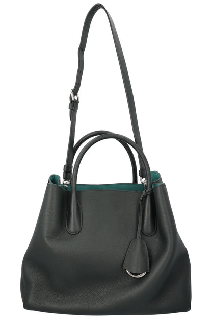 Christian Dior Open Bar Bag Leather Green