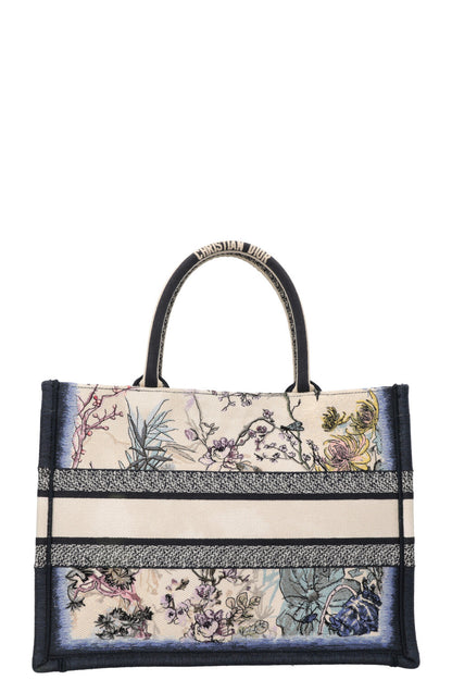 Christian Dior Medium Book Tote Panelli Embroidery