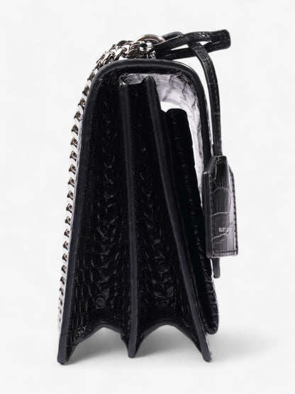Saint Laurent Sunset Leather Black Shoulder Bag Style 9