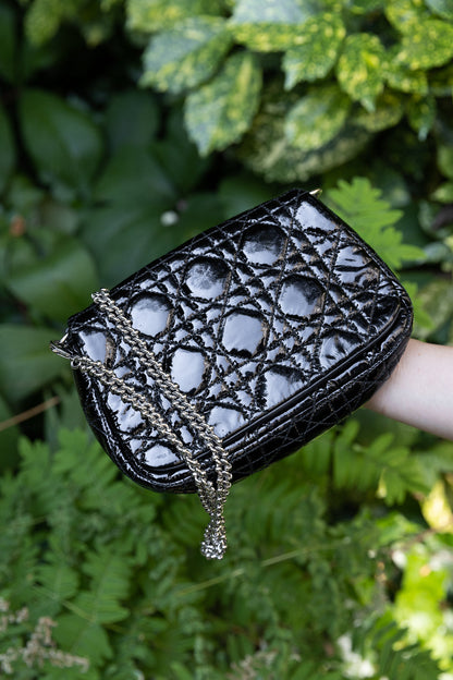 Dior Chain Leather Clutch Bag