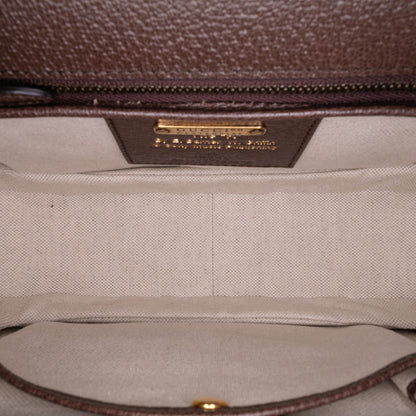 Gucci 100th Anniversary Medium Canvas 1947 Bamboo Top Handle Bag