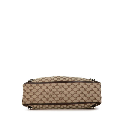 Gucci Abbey D Ring GG Canvas Tote (SHG-BplvmN)