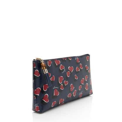 Gucci Calfskin Heartbeat Large Pouch