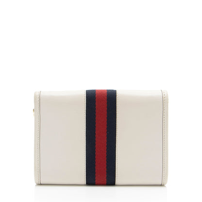 Gucci Calfskin Rajah Mini Flap Bag (SHF-ofd1Mc)