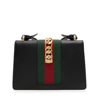 Gucci Calfskin Sylvie Small Shoulder Bag (SHF-0C37e0)