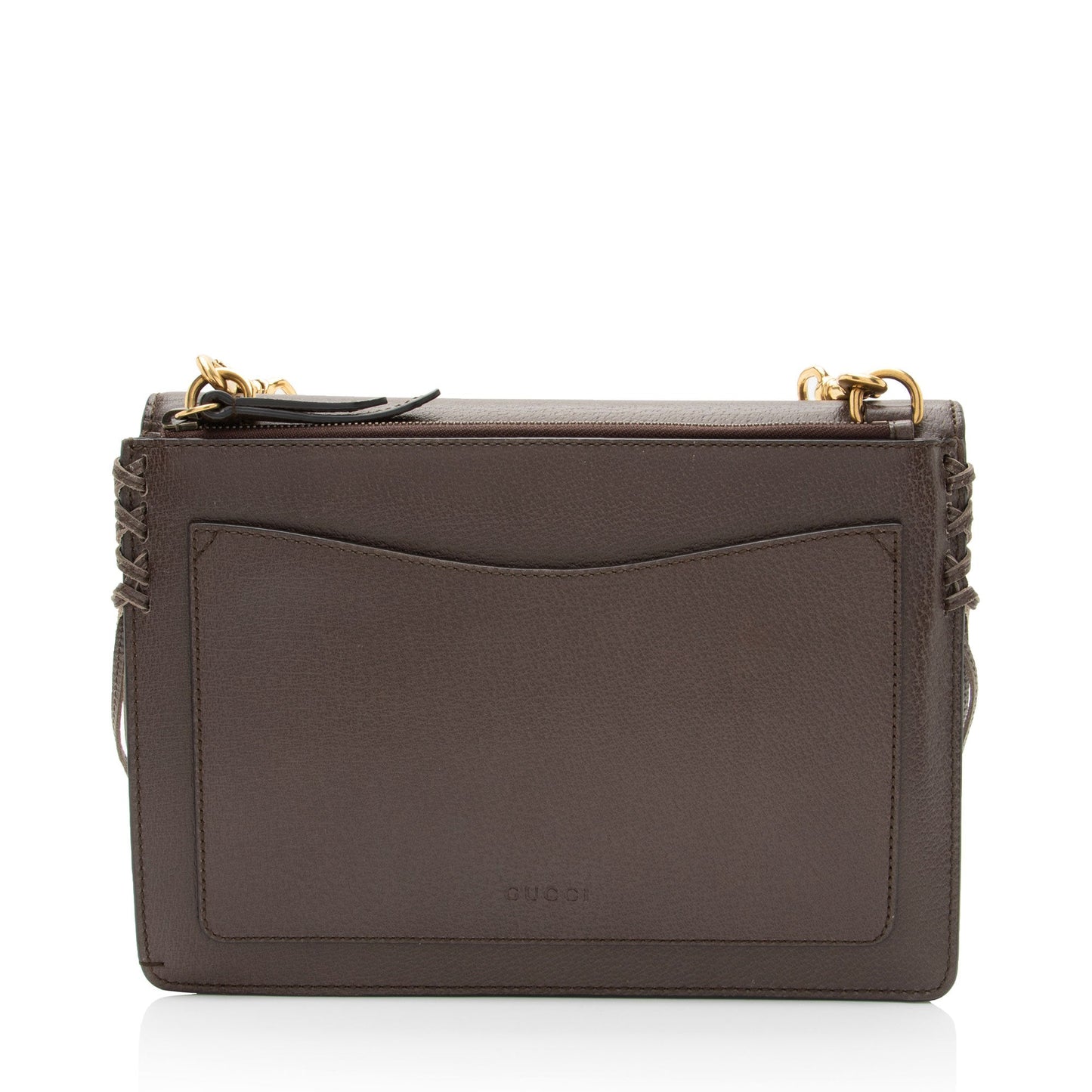 Gucci Calfskin Web Animalier Shoulder Bag