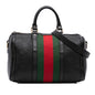 Gucci Calfskin Web Joy Boston Bag
