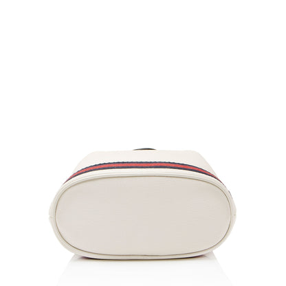 Gucci Calfskin Web Ophidia Small Bucket Bag