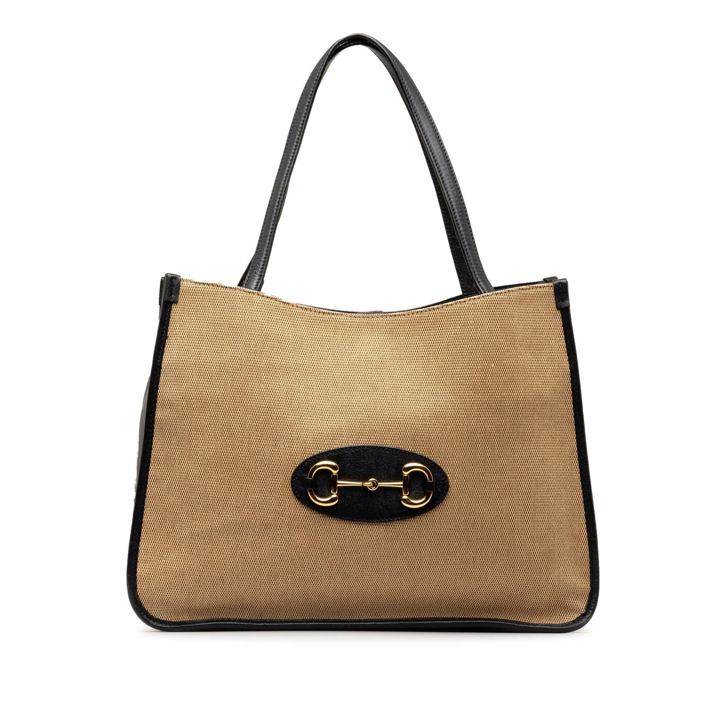 Gucci Canvas Horsebit 1955 Tote (SHG-peYYpF)
