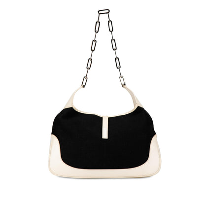 Gucci Canvas Jackie Chain Shoulder Bag (SHG-MLndgI)