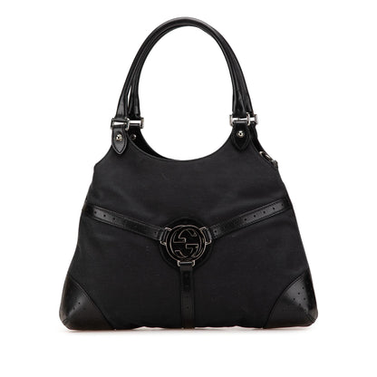 Gucci Canvas Reins Shoulder Bag