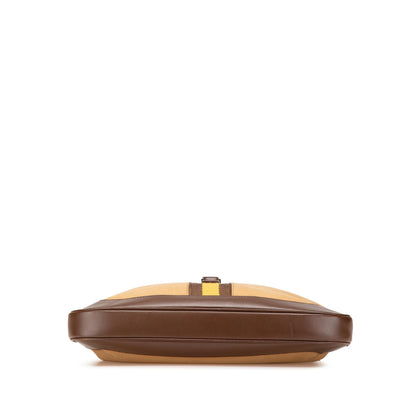 Gucci Canvas Web Jackie Shoulder Bag