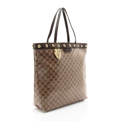 Gucci Crystal GG Babouska N/S Tote (SHF-zl7w4j)