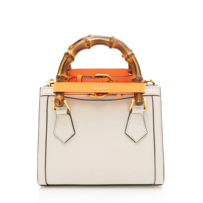 Gucci Cuir Leather Diana Mini Tote