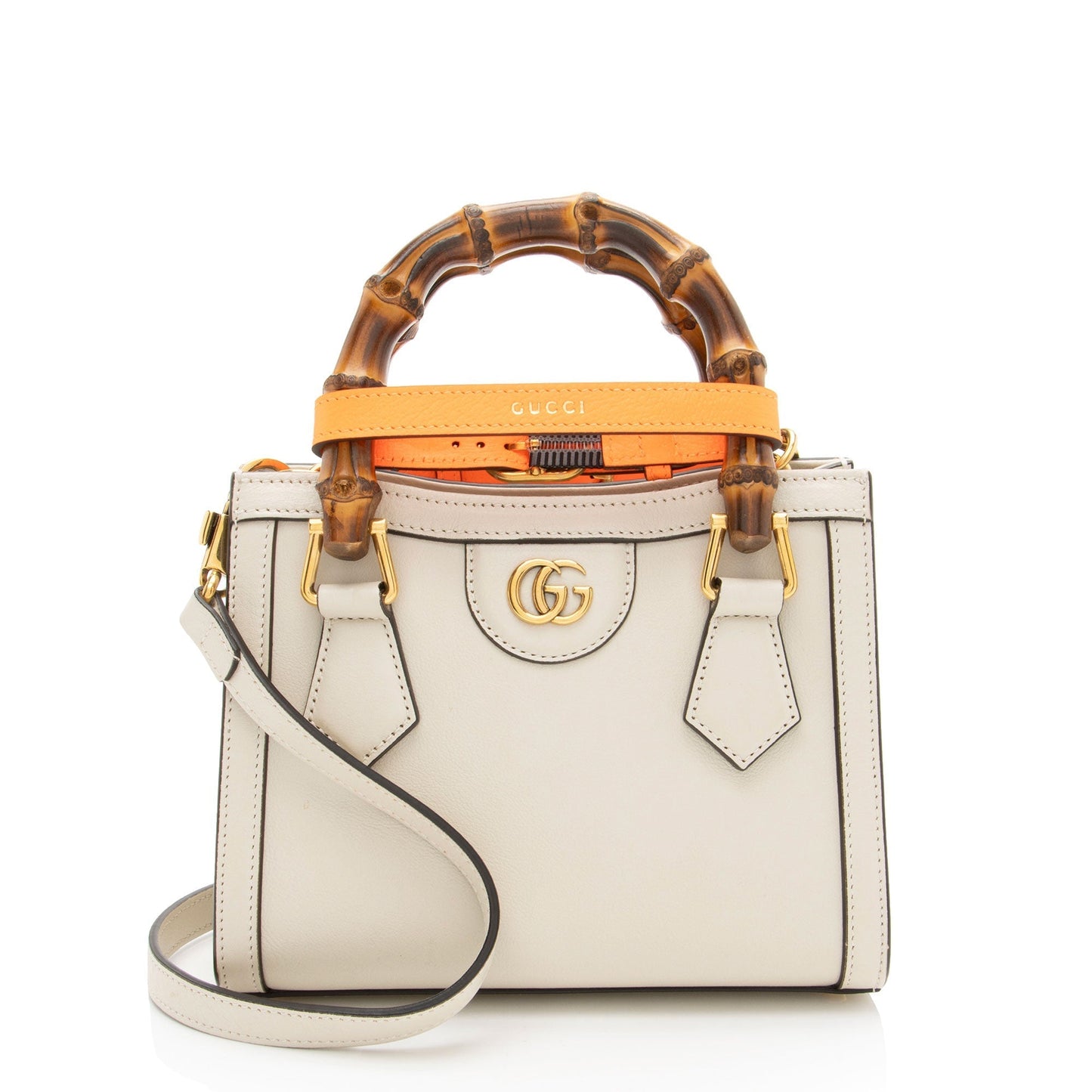 Gucci Cuir Leather Diana Mini Tote