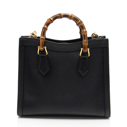 Gucci Cuir Leather Diana Small Tote