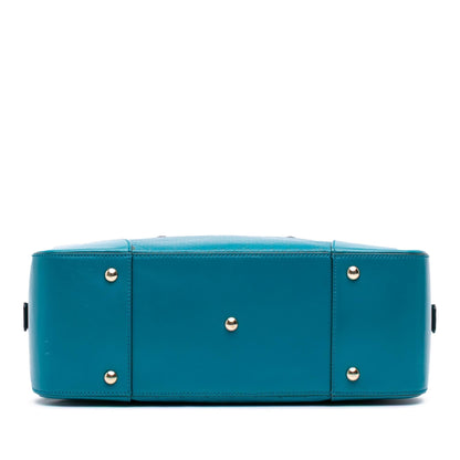 Gucci Diamante Bright Leather Satchel