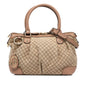 Gucci Diamante Canvas Sukey Satchel