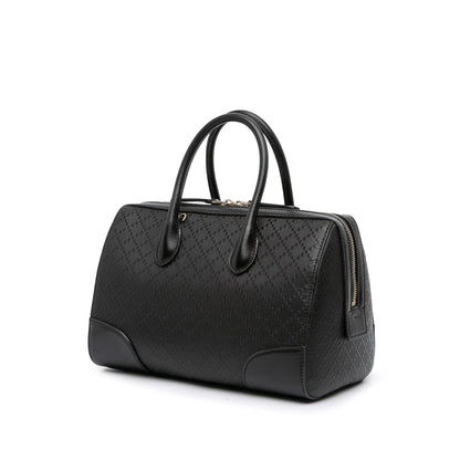 Gucci Diamante Leather Boston Bag