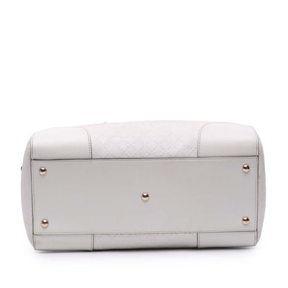 Gucci Diamante Leather Boston Bag
