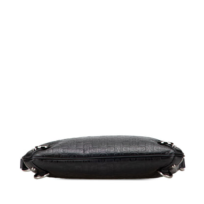 Gucci Embossed Leather Horsebit Abbey D Ring Crossbody