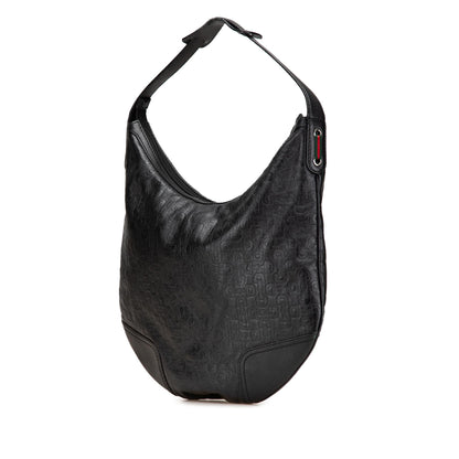 Gucci Embossed Leather Horsebit Princy Hobo