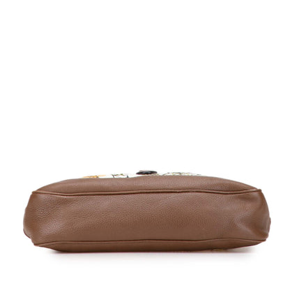 Gucci Flora Canvas Jackie O Bouvier Crossbody