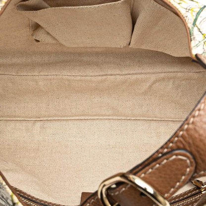 Gucci Flora Canvas Jackie O Bouvier Crossbody
