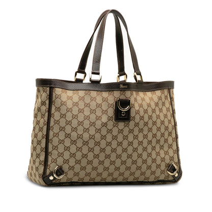Gucci GG Canvas Abbey D-Ring Tote Bag (SHG-1V10IL)