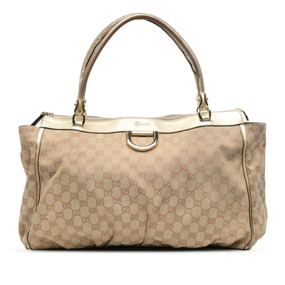 Gucci GG Canvas Abbey D Ring Tote Bag (SHG-Yn7kcN)