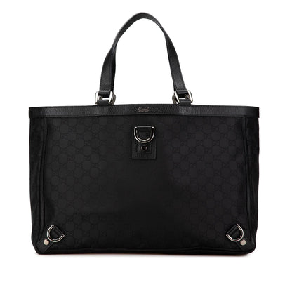 Gucci GG Canvas Abbey D Ring Tote (SHG-O6GTog)