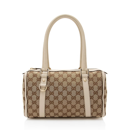 Gucci GG Canvas Abbey Small Boston Bag (SHF-9Sy7AQ)