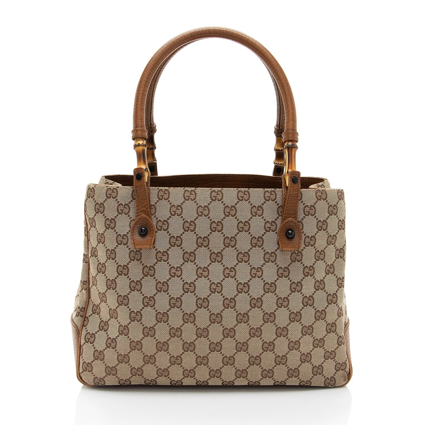Gucci GG Canvas Bamboo Tote (SHF-a2g5Be)