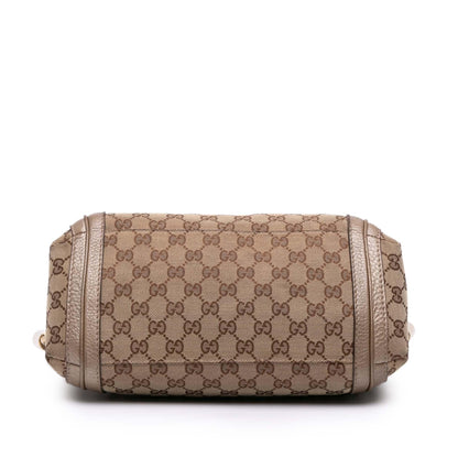 Gucci GG Canvas Bella Flap Satchel