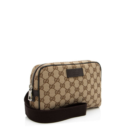 Gucci GG Canvas Belt Bag (SHF-0c U)