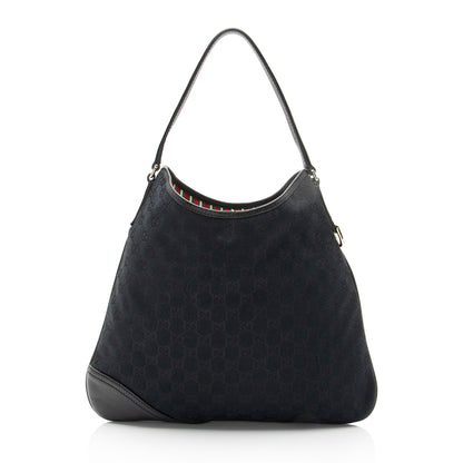 Gucci GG Canvas Britt Medium Hobo