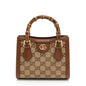 Gucci Crystal GG Canvas Bamboo Diana Mini Tote (SHF-E7QQjx)
