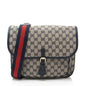 Gucci GG Canvas Buckle Flap Messenger