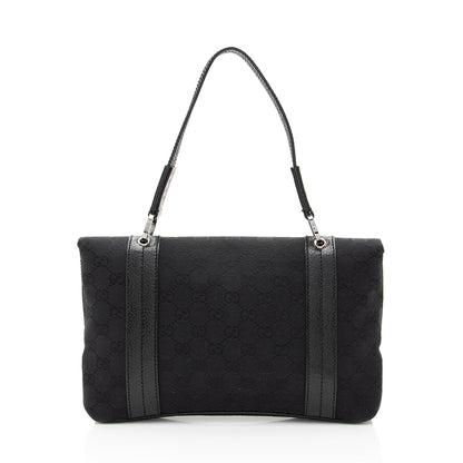 Gucci GG Canvas Flap Top Handle