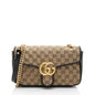 Gucci GG Canvas GG Marmont Small Flap Shoulder Bag (SHF-gUhUoV)