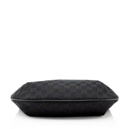 Gucci GG Canvas Half Moon Medium Messenger