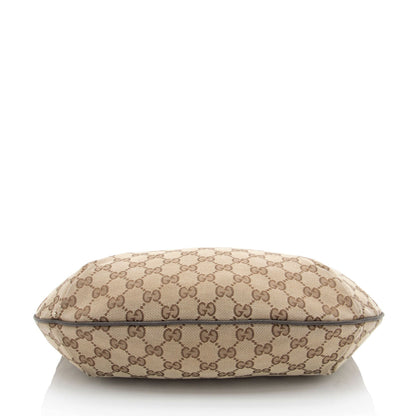 Gucci GG Canvas Half Moon Medium Messenger