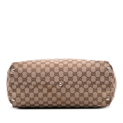 Gucci GG Canvas Icon Bit Tote